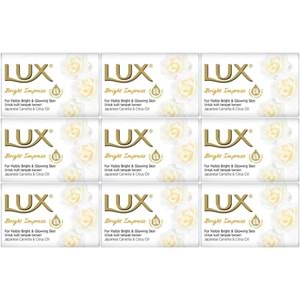 Lux Sabun 80GR Bright Impress (Etkileyici Parlaklık) (9 Lu Set)