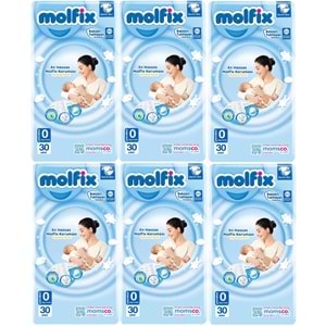 Molfix Bebek Bezi Ekonomik 0 Beden 0-3 KG Prematüre 180 Adet