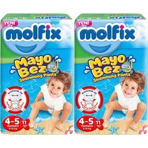 Molfix SwimminG Pants Mayo Bez Beden :4-5 9-15 KG 22 Adet