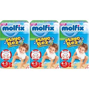 Molfix SwimminG Pants Mayo Bez Beden :4-5 9-15 KG 33 Adet