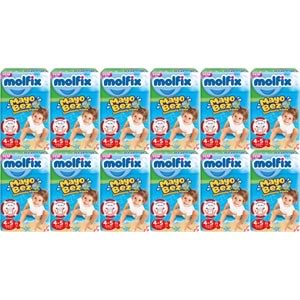 Molfix SwimminG Pants Mayo Bez Beden :4-5 9-15 KG 132 Adet