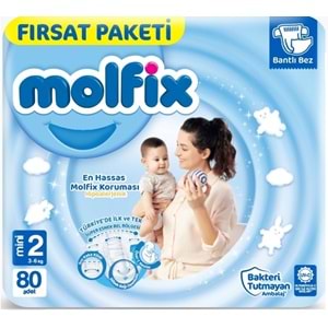 Molfix Bebek Bezi 2 Beden 3-6 KG Mini 400 Adet MeGa Fırsat Pk