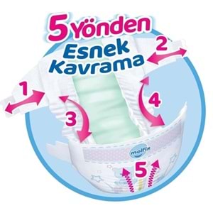 Molfix Bebek Bezi 6 Beden 15+ KG Extra Large 372 Adet Ekstra Ultra Fırsat Pk