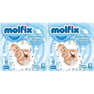 Molfix Bebek Bakım Alt Açma Örtüsü 2 Li Set 20 Adet (2Pk*10)
