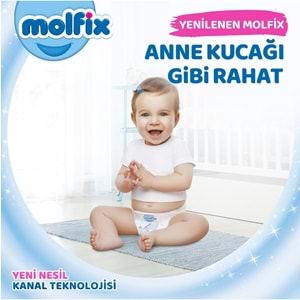 Molfix Bebek Bezi 6 Beden 15+ KG Extra Large 240 Adet Mega Aylık Fırsat Pk