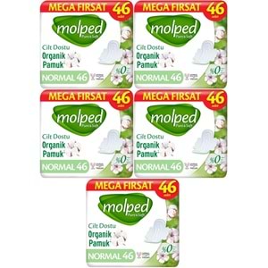 Molped Pure&Soft Hijyenik Ped Normal 230 (5PK*46) Adet Mega Pk