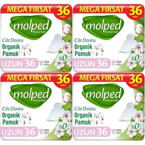 Molped Pure&Soft Hijyenik Ped Uzun 144 (4PK*36) Adet Mega Pk