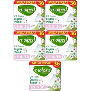 Molped Pure&Soft Hijyenik Ped Uzun 180 (5PK*36) Adet Mega Pk