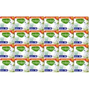 Molped Pure&Soft Hijyenik Ped Gece 720 (24PK*30) Adet Mega Pk