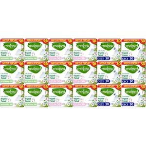 Molped Pure&Soft Hijyenik Ped Avantaj PK Normal 276 + Uzun 216 + Gece 180 Toplam : 672 Adet