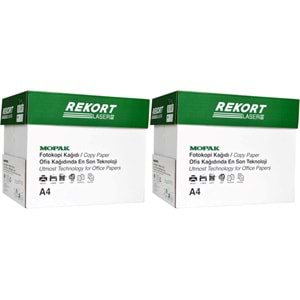 Mopak Rekort A4 80GR/M2 Fotokopi Kağıdı 5000 Adet (10PK*500)