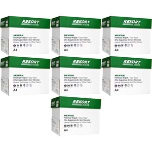Mopak Rekort A4 80GR/M2 Fotokopi Kağıdı 17500 Adet (35PK*500)