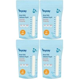 Mycey Anne Sütü / Süt Saklama Poşeti 25 Li Pk Tekli (4 Lü Set)