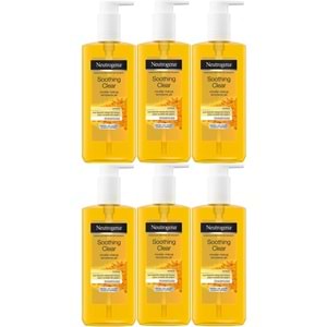 Neutrogena Soothing Clear Micellar Yüz Temizleme Jeli 200ML (6 Lı Set)