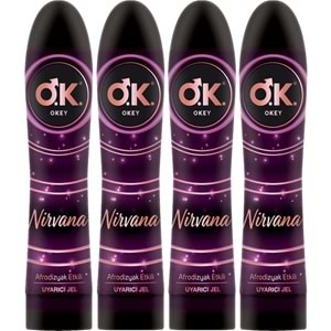 Okey Kayganlaştırıcı Jel 100ML Nirvana (4 Lü Set)