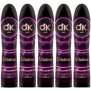 Okey Kayganlaştırıcı Jel 100ML Nirvana (5 Li Set)
