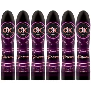 Okey Kayganlaştırıcı Jel 100ML Nirvana (6 Lı Set)