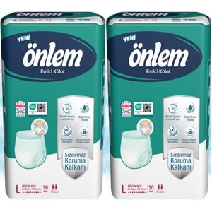 Önlem Emici Külot Yetişkin Bezi L - Large - Büyük 60 Adet (2PK*20)