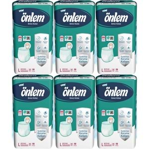 Önlem Emici Külot Yetişkin Bezi L - Large - Büyük 180 Adet (6PK*20)