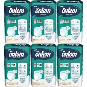 Önlem Emici Külot Yetişkin Bezi M - Medium - Orta 180 Adet (6PK*30)