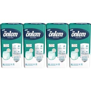 Önlem Emici Külot Yetişkin Bezi XL- Extra Large - Ekstra Büyük 120 Adet (4PK*30)