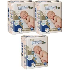 Pedo Plus Bebek Bezi 1 Beden 2-5 KG Yeni Doğan 120 Adet Jumbo Fırsat Pk