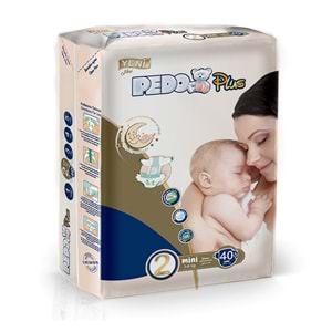 Pedo Plus Bebek Bezi 2 Beden 3-6 KG Mini 80 Adet Jumbo Ekonomik Pk