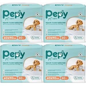 Pepy Evcil Hayvan Tuvalet Eğitim Pedi 60*90CM 120 Adet (4PK*30)