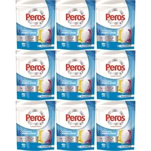 Peros Pratik Matik Çamaşır Deterjanı Kapsülü - Tableti 234 Adet Beyazlar (9PK*26)