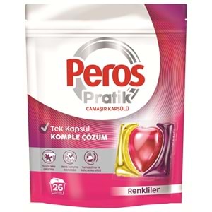 Peros Pratik Matik Çamaşır Deterjanı Kapsülü - Tableti 234 Adet (9PK*26) (Karma Set)