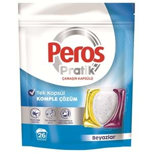 Peros Pratik Matik Çamaşır Deterjanı Kapsülü - Tableti 312 Adet (12PK*26) (Karma Set)