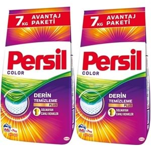 Persil Matik Toz Çamaşır Deterjanı 14 KG Color/Renkli (92 Yıkama) (2PK*7KG)