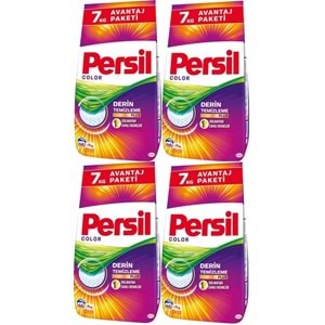 Persil Matik Toz Çamaşır Deterjanı 28 KG Color/Renkli (184 Yıkama) (4PK*7KG)