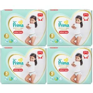 Prima Premium Care Külot Bebek Bezi 5 Beden 12-17 KG 136 Adet Süper Ekonomik Fırsat Pk