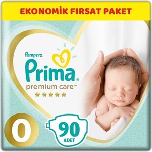 Prima Premium Care Bebek Bezi 0 Beden 1.5-2.5 KG Prematüre 90 Adet Ekonomik Fırsat Pk