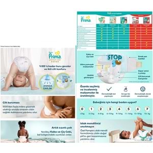 Prima Premium Care Bebek Bezi 4 Beden 9-14 Maxi 252 Adet Süper Fırsat Pk