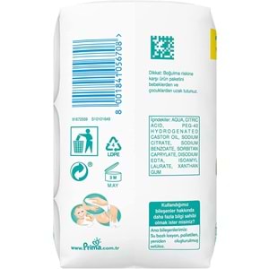 Prima Islak Havlu Mendil Hassas Ciltler İçin Bitki Bazlı Kokusuz (9 Lu Set) (3PK*3) 468 Yaprak