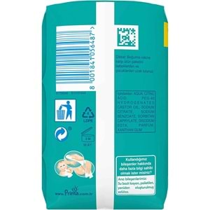 Prima Islak Havlu Mendil Temiz ve Ferah (Bitki Bazlı) 24 Lü Set (8PK*3) 1248 Yaprak