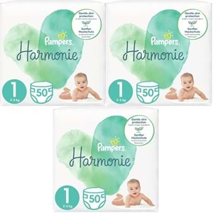 Prima Pampers Harmonie Bebek Bezi 1 Beden 2-5 KG Yeni Doğan 150 Adet Aylık Ultra Fırsat Pk
