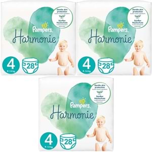 Prima Pampers Harmonie Bebek Bezi 4 Beden 9-14 KG Maxi 84 Adet Aylık Ultra Fırsat Pk