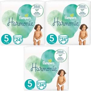 Prima Pampers Harmonie Bebek Bezi 5 Beden 11-16 KG Junior 72 Adet Aylık Ultra Fırsat Pk