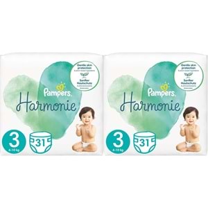 Prima Pampers Harmonie Bebek Bezi 3 Beden 6-10 KG Midi 62 Adet Ekonomik Ultra Fırsat Pk