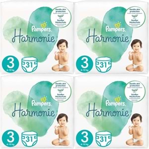 Prima Pampers Harmonie Bebek Bezi 3 Beden 6-10 KG Midi 124 Adet Avantaj Ultra Fırsat Pk