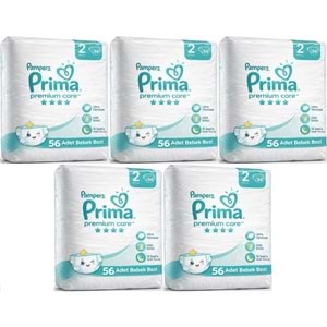 Prima Premium Care Bebek Bezi 2 Beden 4-8 KG Mini 280 Adet Ekstra MeGa Pk