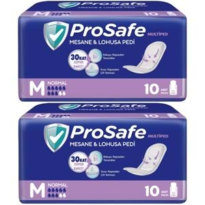 Prosafe Mesane & Lohusa Pedi M - Medium - Orta Boy Normal 20 Adet (2PK*10)