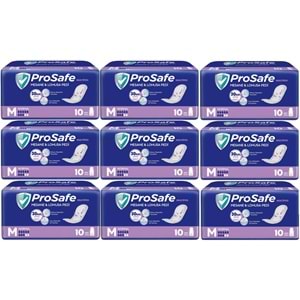 Prosafe Mesane & Lohusa Pedi M - Medium - Orta Boy Normal 90 Adet (9PK*10)
