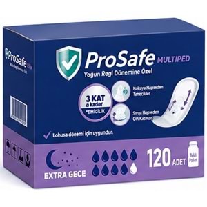 Prosafe Multiped Regl - Mesane - Lohusa Pedi L - Büyük - Large Extra/Gece 120 Adet
