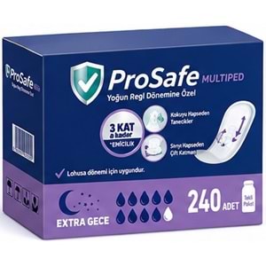Prosafe Multiped Regl - Mesane - Lohusa Pedi L - Büyük - Large Extra/Gece 240 Adet