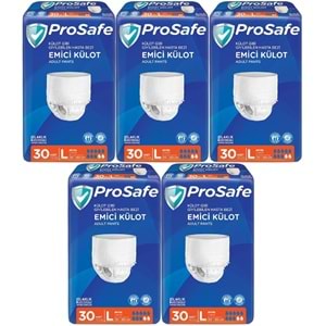 Prosafe Emici Külot Yetişkin Bezi Büyük-Large 150 Adet (5PK*30)