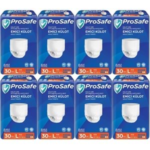 Prosafe Emici Külot Yetişkin Bezi Büyük-Large 240 Adet (8PK*30)